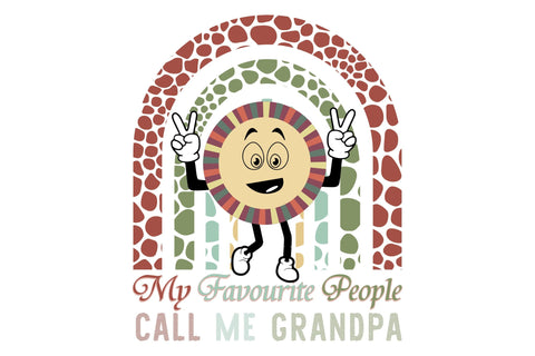 My Favourite People Call Me Grandpa Sublimation Rupkotha 