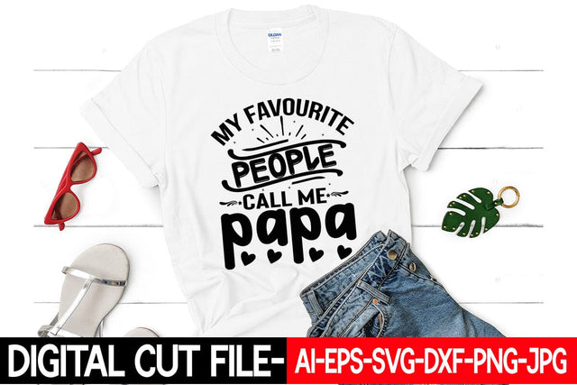 My favourite people call me papa SVG Blessedprint 