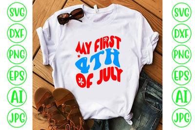 My First 4th Of July Retro SVG SVG Syaman 