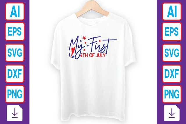 My First 4th of July SVG Craftlabsvg24 