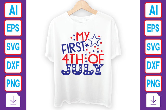 My First 4th of July SVG Craftlabsvg24 