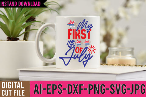 My First 4th of July SVG Cut File SVG BlackCatsMedia 