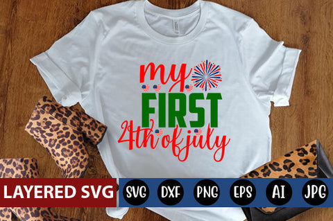 my first 4th of july SVG cut file SVG Blessedprint 