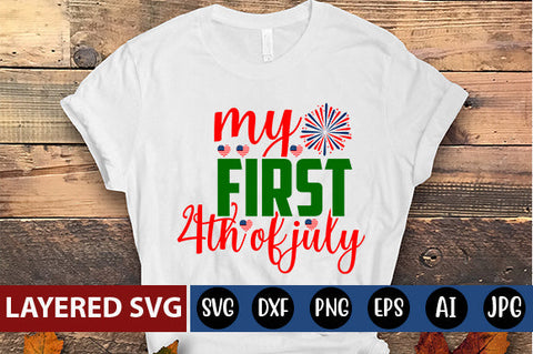 my first 4th of july SVG cut file SVG Blessedprint 