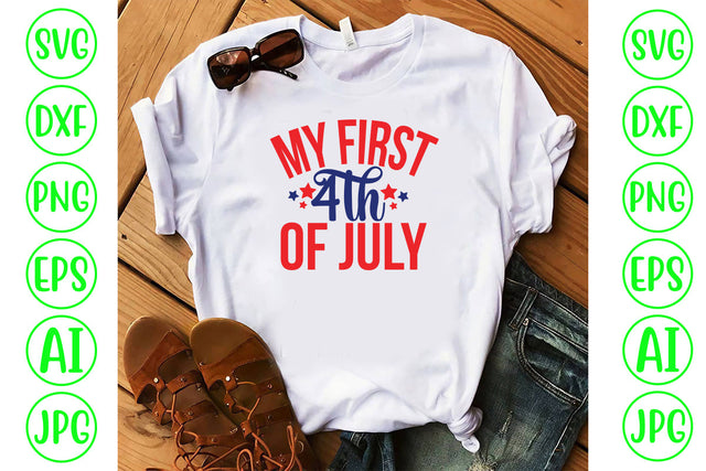 My First 4th Of July SVG Cut File SVG Syaman 