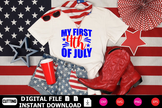 My First 4th Of July SVG cut files SVG Shahin alam 