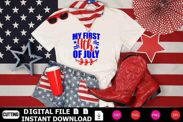 My First 4th Of July SVG cut files SVG Shahin alam 