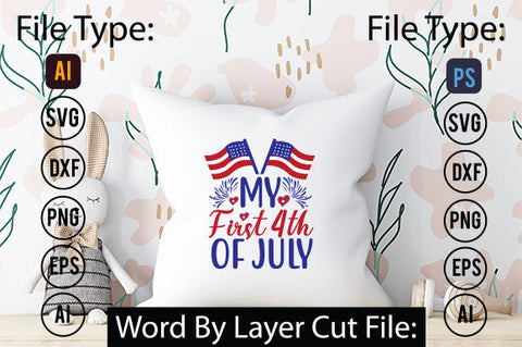 My First 4th Of July Svg Cut File,SVG Patriotic Fighter Pilot Aviator Sunglasses Stars Stripes Clipart Clip Art Sublimation or Vinyl Shirt Design SVG DesignPlante 503 