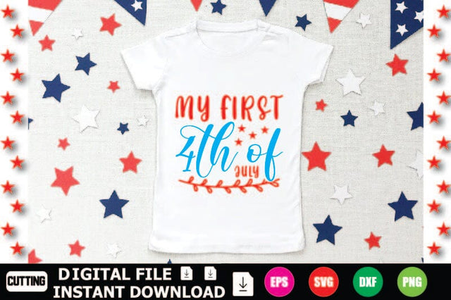 My First 4th Of July SVG Shahin alam 