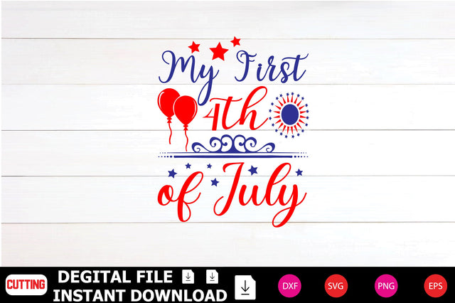 My First 4th of July SVG Shahin alam 