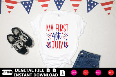My First 4th Of July SVG Shahin alam 