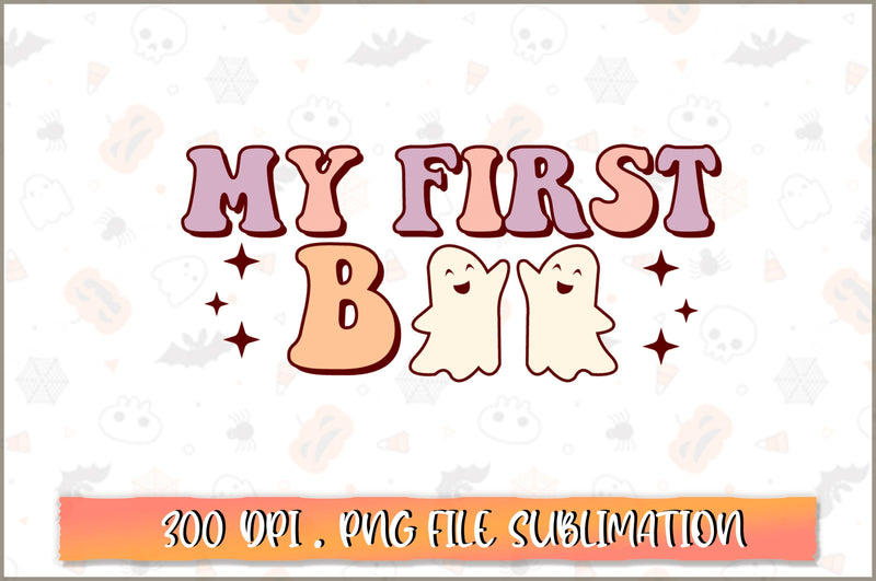 My first boo PNG SVG Shetara Begum 