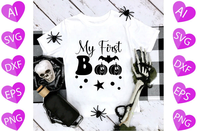 My First Boo SVG CraftlabSvg29 