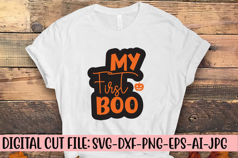 My First Boo SVG Cut File SVG Syaman 