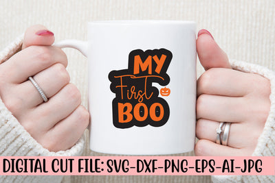 My First Boo SVG Cut File SVG Syaman 