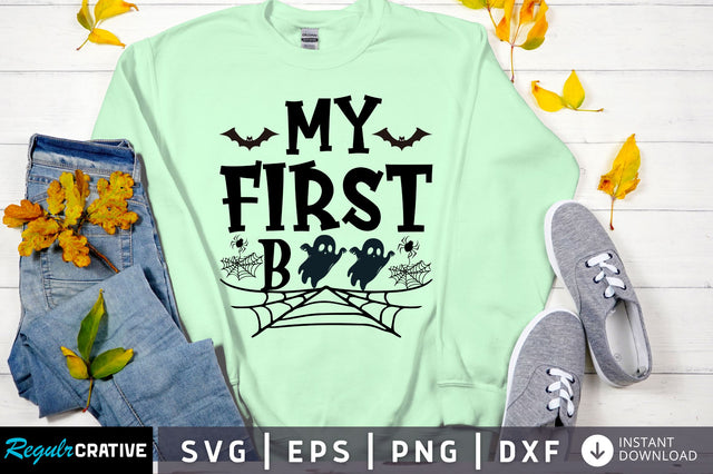 My first boo SVG Design SVG Regulrcrative 