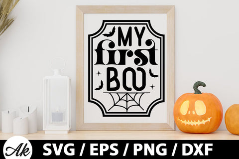 My first boo SVG SVG akazaddesign 