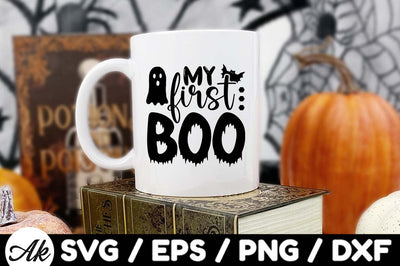 My first boo svg SVG akazaddesign 