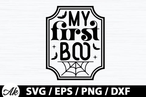My first boo SVG SVG akazaddesign 