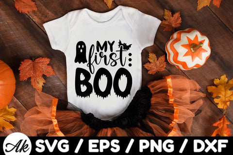 My first boo svg SVG akazaddesign 