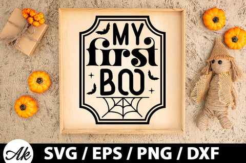 My first boo SVG SVG akazaddesign 