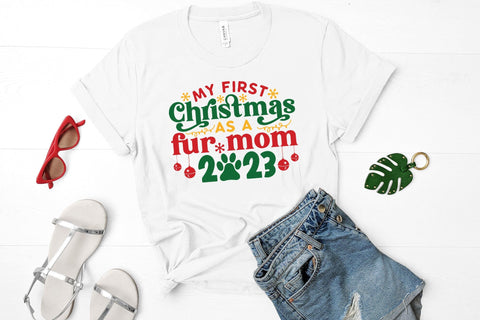 My First Christmas As a Fur Mom 2023 SVG SVG CraftLabSVG 