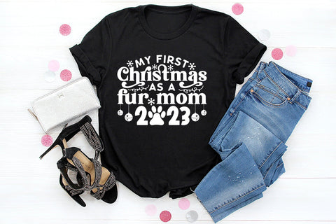 My First Christmas As a Fur Mom 2023 SVG SVG CraftLabSVG 