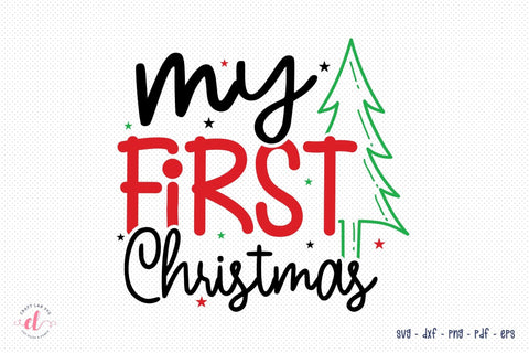 My First Christmas | Christmas SVG Cut File SVG CraftLabSVG 