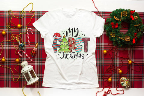 My First Christmas, Kids Christmas Sublimation Sublimation CraftLabSVG 