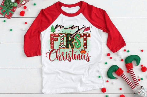 My first christmas Sublimation PNG, Sublimation Christmas Dog Design Sublimation Regulrcrative 