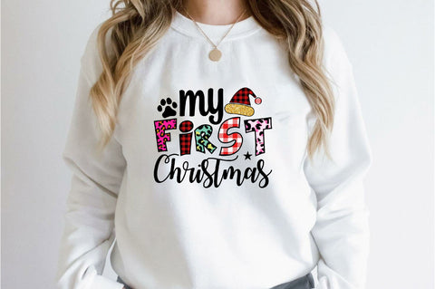 my first christmas Sublimation SVGArt 