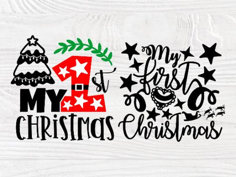 My First Christmas SVG Bundle, 1st Christmas Shirt SVG TonisArtStudio 