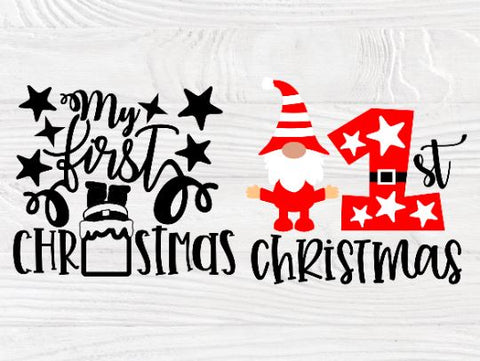 My First Christmas SVG Bundle, 1st Christmas Shirt SVG TonisArtStudio 