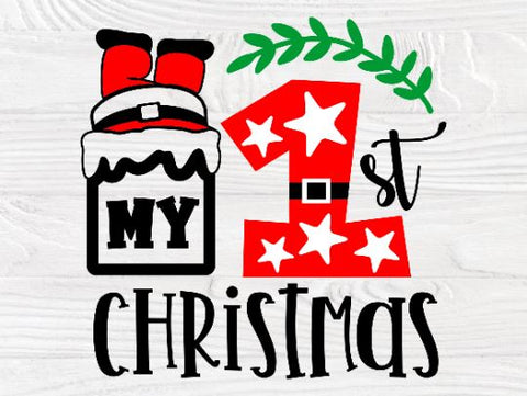My First Christmas SVG Bundle, 1st Christmas Shirt SVG TonisArtStudio 