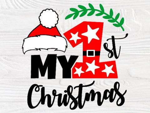 My First Christmas SVG Bundle, 1st Christmas Shirt SVG TonisArtStudio 