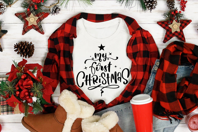 My First Christmas SVG Cut File SVG dapiyupi store 