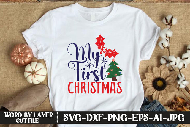 My First Christmas SVG DESIGN SVG MStudio 