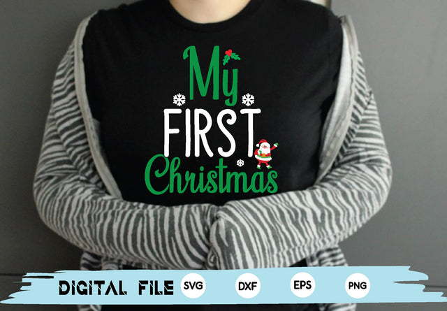 My First Christmas SVG md faruk hossain 
