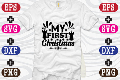 My First Christmas SVG Nurstore 
