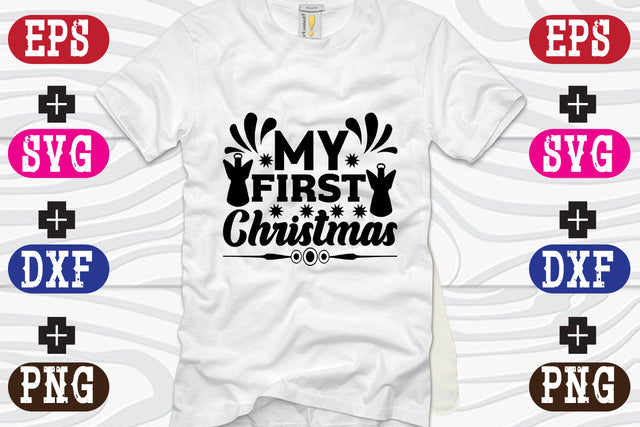 My First Christmas SVG Nurstore 