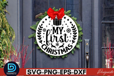 My first christmas SVG SVG DESIGNISTIC 