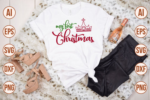 My First Christmas svg SVG nirmal108roy 