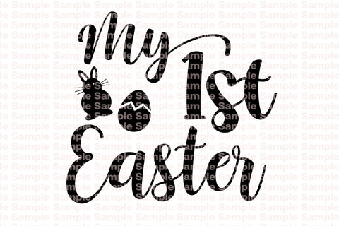 My First Easter Baby Iron On Design SVG Vinyl Decal School 