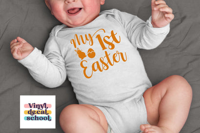 My First Easter Baby Iron On Design SVG Vinyl Decal School 