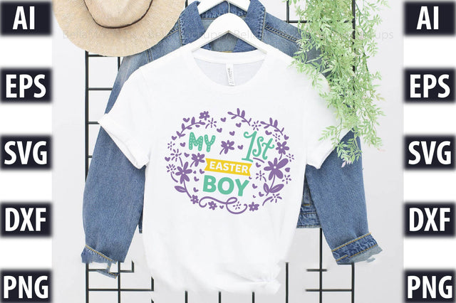 My first Easter - Boy SVG SVGista 