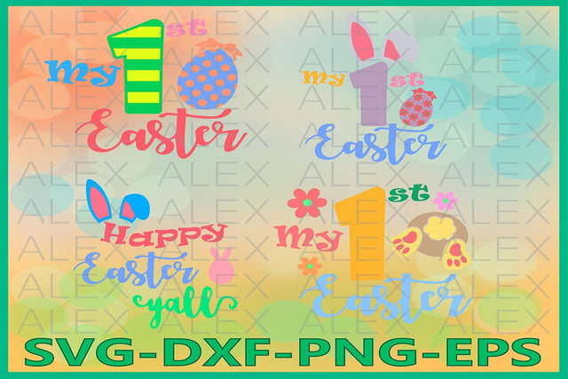 My First Easter Svg, Bunny SVG AlexSVGStudio 