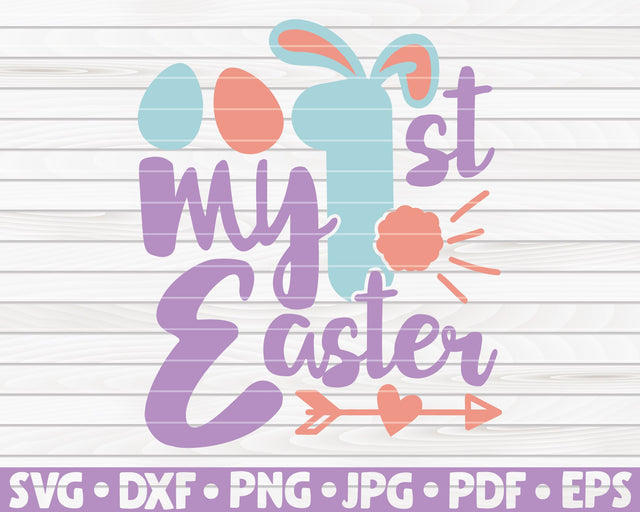 My first Easter SVG | Easter quote SVG HQDigitalArt 