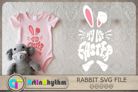 My First Easter Svg, Easter Svg, Happy Easter Svg, Baby Svg, Bunny Svg SVG Artinrhythm shop 