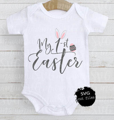 My First Easter SVG, My 1st Easter SVG, First Easter SVG, Baby Girl Easter Svg, Easter Svg, Girl Easter Svg, Happy Easter Svg SVG MaiamiiiSVG 
