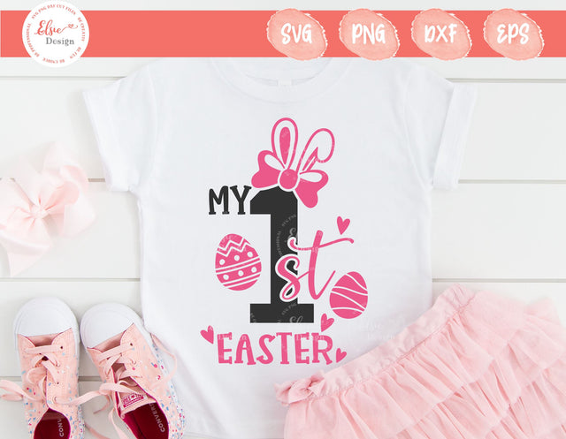 My First Easter - SVG, PNG, DXF, EPS SVG Elsie Loves Design 